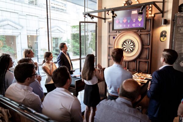 Flight Club, a high-tech darts bar, just opened in the Seaport