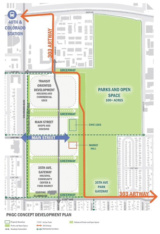 Park Hill development map
