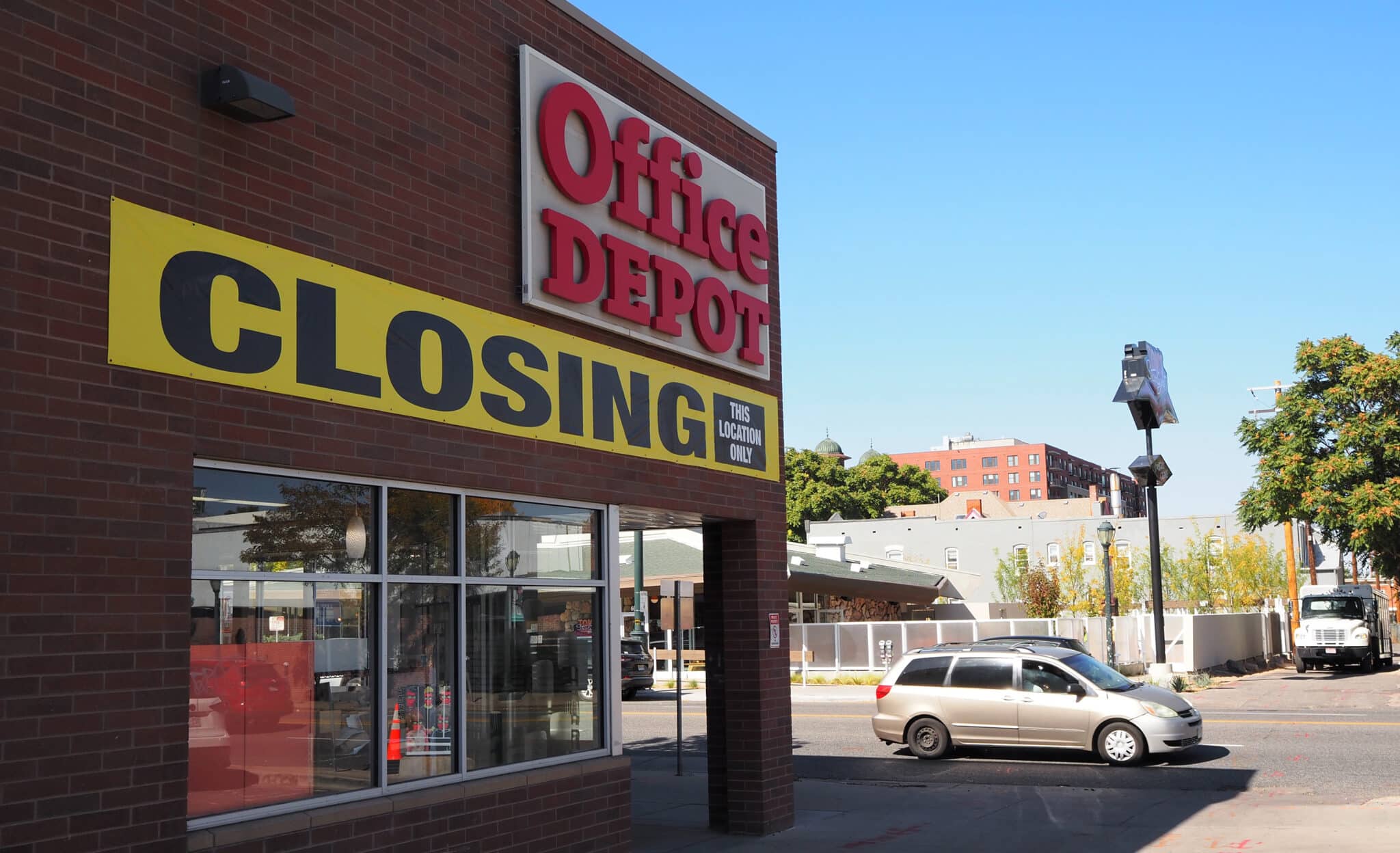 Office Depot on Colfax in Denver closing down