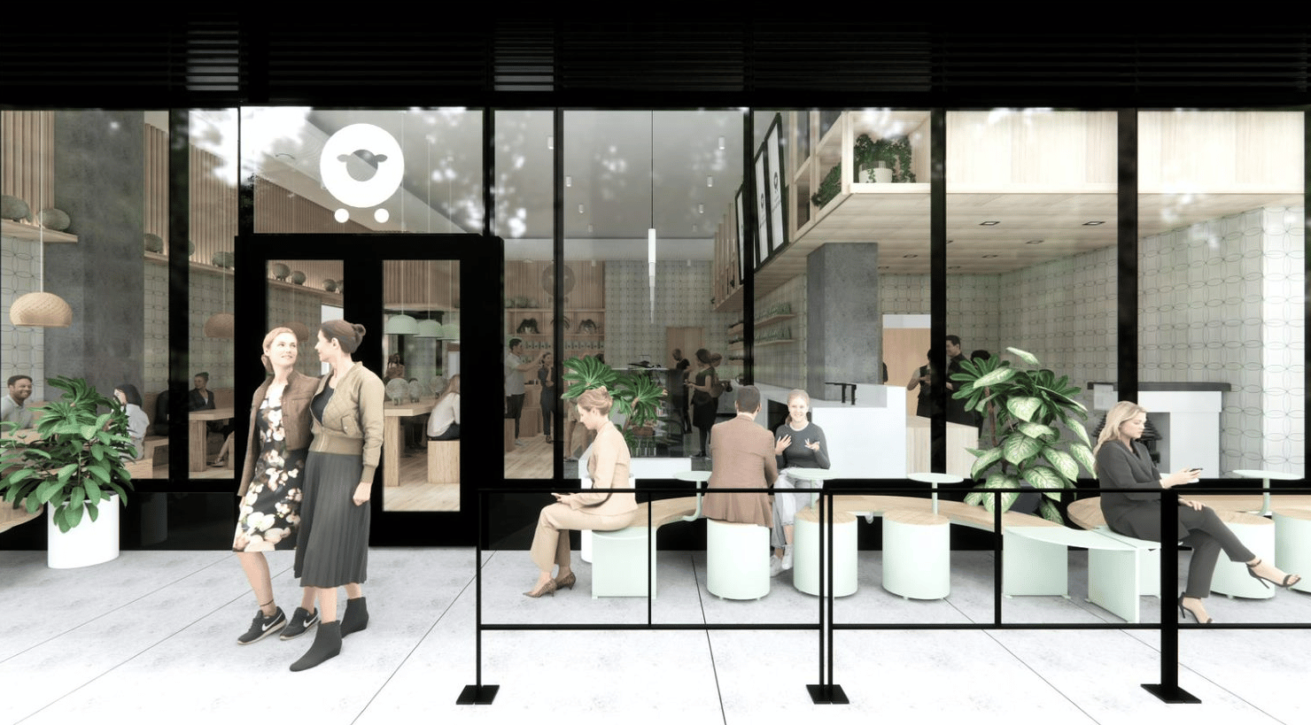 Coffee shop rendering