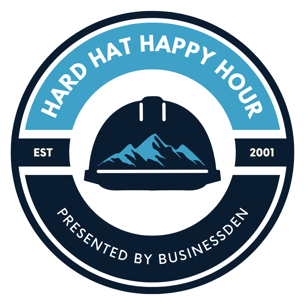 BusinessDen Events: Learn from the best 4 BD Hard Hat Happy Hour Logo